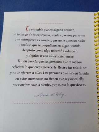 Agenda Louise Hay 2020 Autocuidado y autoayuda