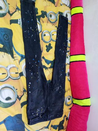 Bershka Jeans Negros Rotos Talla 25€