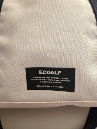 Bolso Ecoalf blanco y azul