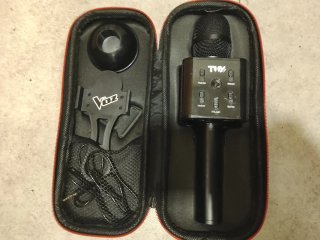 Micrófono La Voz Rojo con Accesorios