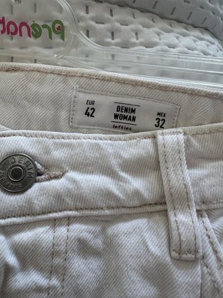 Pantalón ancho blanco