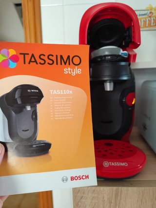 Cafetera Bosch Tassimo Roja SE ENTREGA CON CÁPSULA