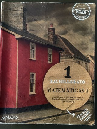 Matemáticas I 1 Bachillerato