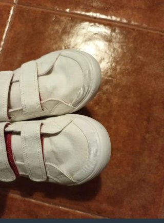 Zapatillas Le Coq Sportif blancas velcro