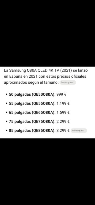 Samsung QLED 4K 55 QE55Q80A