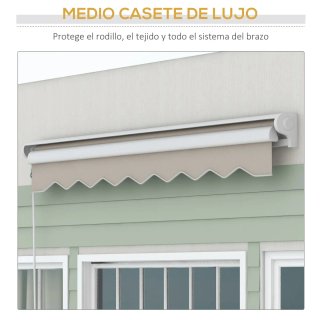 Toldo Retráctil Eléctrico/Manual 250x200cm