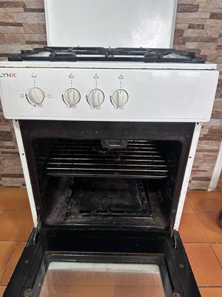 Cocina de gas con horno