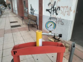 Prensa Hidráulica Pedal  Enerpac turbo 2