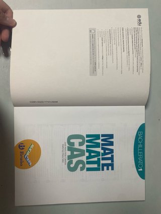 Libro Matemáticas 1 Bachillerato