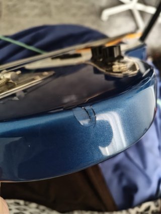 Bajo Eléctrico Squier Mustang Azul