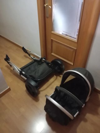 Carrito de bebé Hauck negro