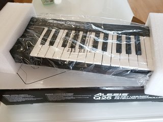 Teclado Controlador MIDI Alesis Q25