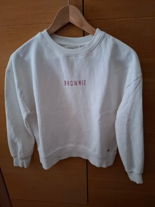 Sudadera Brownie Blanca