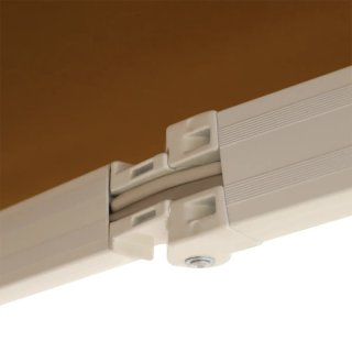 Toldo Marrón Brazo Articulado y Manivela