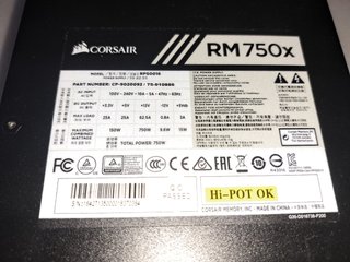Fuente Alimentación Corsair RM750x 750W