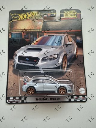 Hot Wheels '16 Subaru WRX STI Super Treasure Hunt