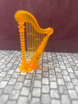 Arpa Playmobil Naranja Transparente
