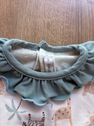 Conjunto 1 mes bebé niña Calamaro estampado safari