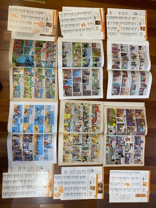 TINTÍN ASTÉRIX 22 libros inglés Buen estado usado.