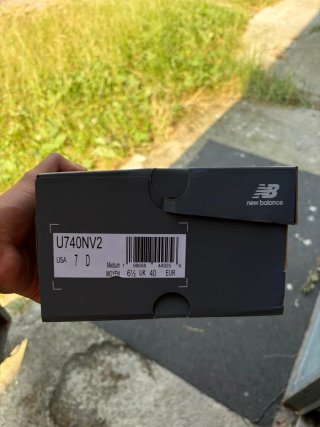 New Balance 740 Scarpe Uomo Nero Grigio