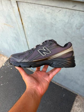 New Balance 740 Scarpe Uomo Nero Grigio