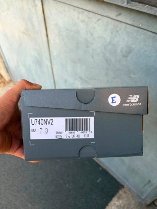 New Balance 740 Scarpe Uomo Nero Grigio