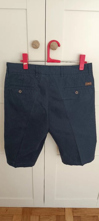Pantalón corto hombre azul