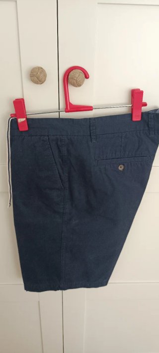 Pantalón corto hombre azul
