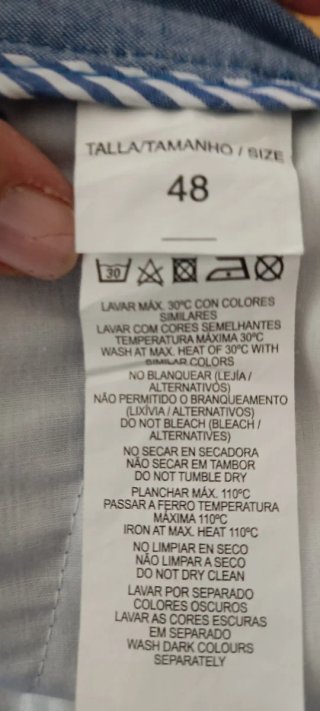 Pantalón corto hombre azul