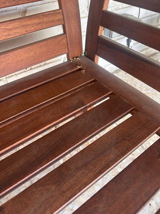 Sofá jardín o terraza madera Ikea Apellaro