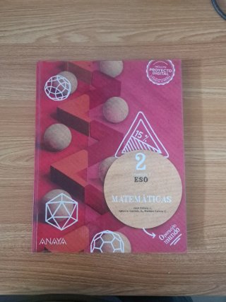 Libros Matematicas 2°ESO. Edt Anaya