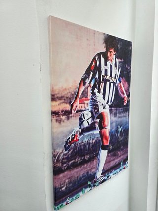 Quadro Del Piero 40x60 Cm Tessuto