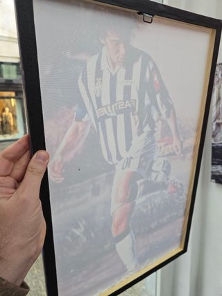 Quadro Del Piero 40x60 Cm Tessuto