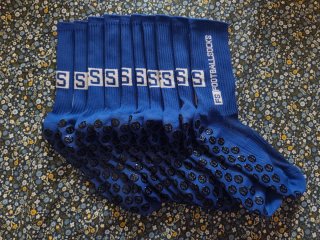 Calcetines Football Socks Antideslizantes Azules