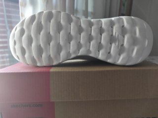 Zapatillas Skechers Go Walk Mujer Beige/Morado