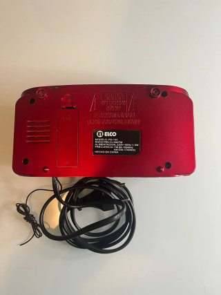 Radio Despertador Elco Roja