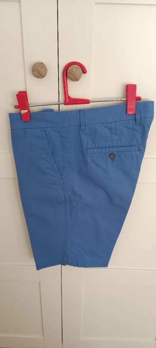 Pantalón corto hombre azul