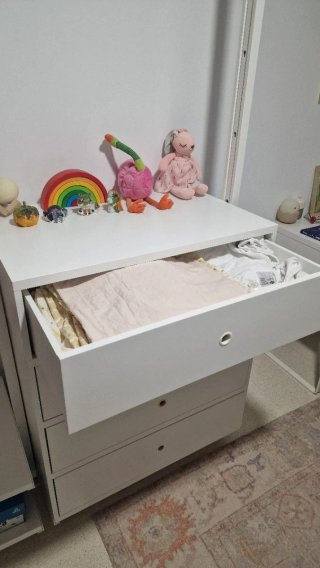 Guardaroba Aperto Elvarli Ikea Bianco in Metallo