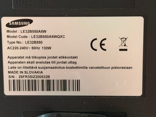 Televisor Samsung 32 Negro
