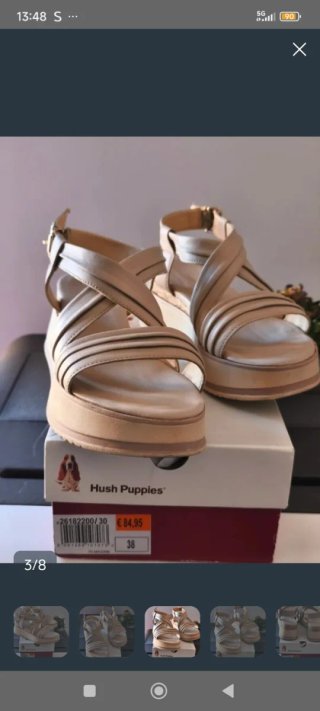 2  pares Sandalias de verano beige y negras
