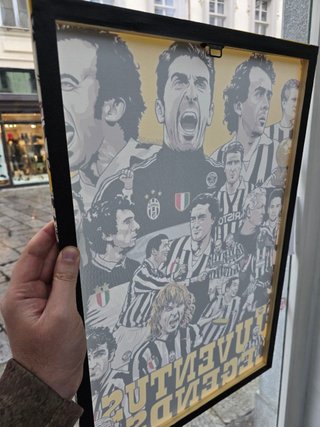 Quadro Juventus Legends 40x60 Cm