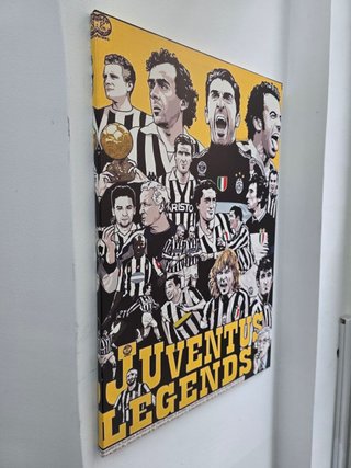 Quadro Juventus Legends 40x60 Cm