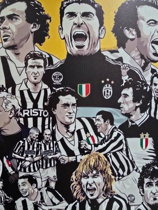 Quadro Juventus Legends 40x60 Cm