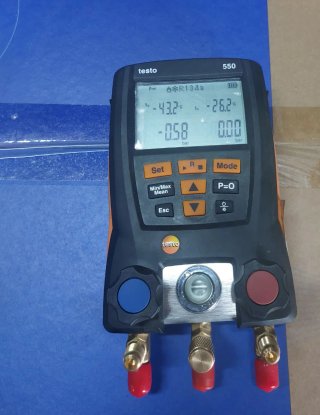 Manómetro digital testo 550 R134a