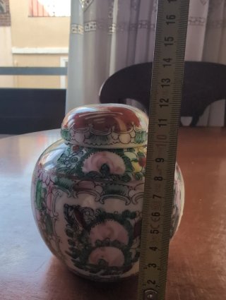 Bombonera Tarro Decorativo Japonés Porcelana