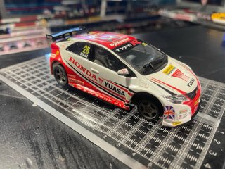 Coche slot Honda Civic chasis 3D