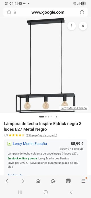 Lámparas de hierro forjado