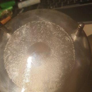 Juego de 6 posavasos metal y goma