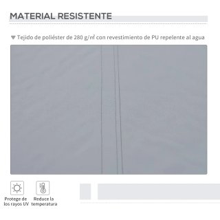 Toldo retráctil manual 3x2.5m