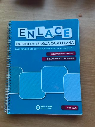 Dosier Lengua Castellana PAU 2026 2º Bachillerato